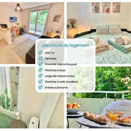 Terrasse Téléo  Hôpital Rangueil - Pech David * Tolosa